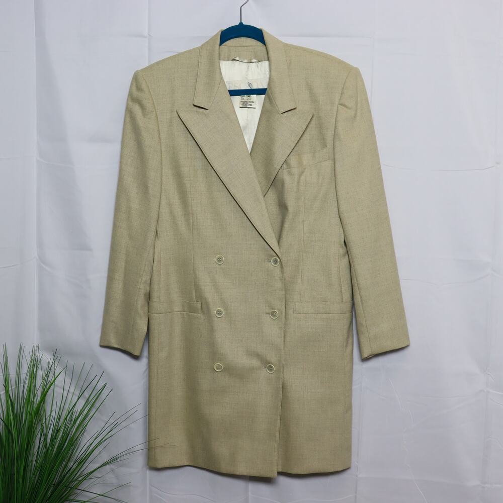 Escada Margaretha Ley Wool Cashmere Blazer Coat Size 38/US 6-8
